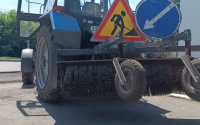 Услуги дорожной щетки на базе МТЗ - Бердск, заказать или взять в аренду